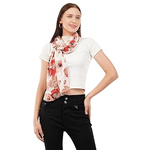 corsskulture lightweight satin ribbon scarf for women39s 150 x 15 cm  silky soft scarf perfect for gifting