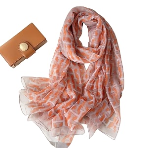 scarf stole for women - 185 x 135 cm chiffon scarf with floral print  lightweight scarf soft stole for women  satin feel neck scarf  women accessory
