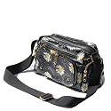 Women Fashion Tote Crossbody Handbags for Women Multi Pockets Shoulder Bag Nylon Travel Purse