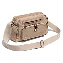 Women Fashion Tote Crossbody Handbags for Women Multi Pockets Shoulder Bag Nylon Travel Purse