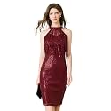 Women Flapper Dresses 1920s V Neck Beaded Fringed Great Gatsby Club &amp; Night Out Dresses