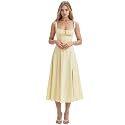 Women Floral Corset Dress 2026 Boho Midi Sundress Summer Dress