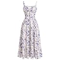 Women Floral Corset Dress 2026 Boho Midi Sundress Summer Dress