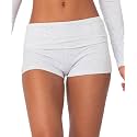 Women Fold Over Lounge Shorts Sexy Low Rise Yoga Shorts