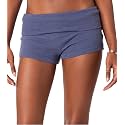 Women Fold Over Lounge Shorts Sexy Low Rise Yoga Shorts