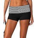 Women Fold Over Lounge Shorts Sexy Low Rise Yoga Shorts