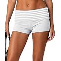 Women Fold Over Lounge Shorts Sexy Low Rise Yoga Shorts