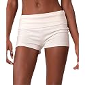 Women Fold Over Lounge Shorts Sexy Low Rise Yoga Shorts