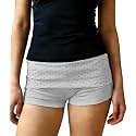 Women Fold Over Lounge Shorts Sexy Low Rise Yoga Shorts