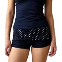 Women Fold Over Lounge Shorts Sexy Low Rise Yoga Shorts