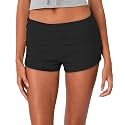 Women Fold Over Lounge Shorts Sexy Low Rise Yoga Shorts