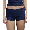 Women Fold Over Lounge Shorts Sexy Low Rise Yoga Shorts