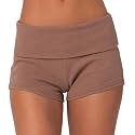 Women Fold Over Mini Shorts Y2K Lounge Pajama Bottoms Low Rise Booty Shorts