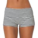 Women Fold Over Mini Shorts Y2K Lounge Pajama Bottoms Low Rise Booty Shorts