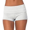 Women Fold Over Mini Shorts Y2K Lounge Pajama Bottoms Low Rise Booty Shorts