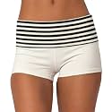Women Fold Over Mini Shorts Y2K Lounge Pajama Bottoms Low Rise Booty Shorts