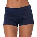 Women Fold Over Mini Shorts Y2K Lounge Pajama Bottoms Low Rise Booty Shorts