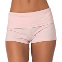 Women Fold Over Mini Shorts Y2K Lounge Pajama Bottoms Low Rise Booty Shorts