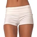 Women Fold Over Mini Shorts Y2K Lounge Pajama Bottoms Low Rise Booty Shorts