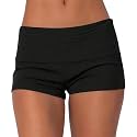 Women Fold Over Mini Shorts Y2K Lounge Pajama Bottoms Low Rise Booty Shorts