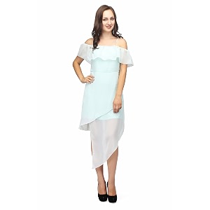 Women Georgette A-Line Knee-Length Casual Dress