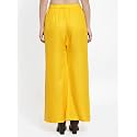 Women/Girls Regular Fit Flared Wide Leg Non-Transparent Solid Color Cotton Blend Soft Rayon Fabric Palazzo ; 14 Colours ; Size XS - 2XL