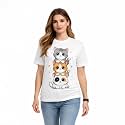 Women Graphic Printed T-Shirt Stylish Casual