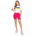 Women Gym Workout Shorts Cotton Lycra