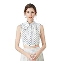 Fake Collar Detachable Half Shirt False Collars Chiffon Dickey Collar for Blouse Dresses
