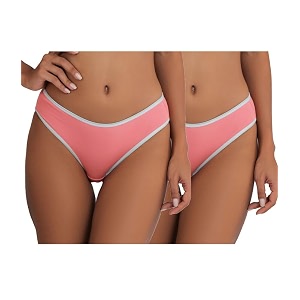 Women Hipster Pink Panty Pack of 2