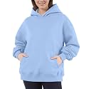 Women Hoodies Sweatshirts Sweaters Fleece Hooded Oversized Long Sleeve Crewneck Shirts Fall Winter Outfits Pocket