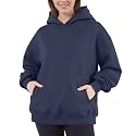 Women Hoodies Sweatshirts Sweaters Fleece Hooded Oversized Long Sleeve Crewneck Shirts Fall Winter Outfits Pocket