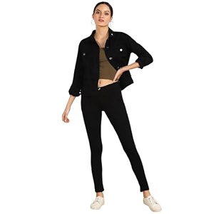 Women Jeans Slim Fit Mid-Rise Clean Look