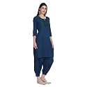 Women Kurti Set With Salwar Cotton