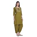 Women Kurti Set With Salwar Cotton