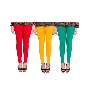 Women Leggings Multi Color Combo Pack 3