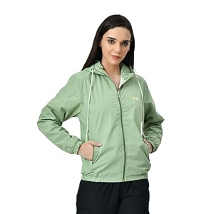 women lightweight wind cheater jacket  stylish casual full zip outerwear for running amp travel  windbreaker
