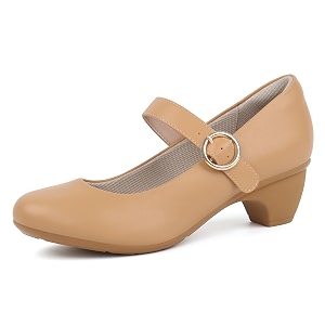 Women Mary Janes Pumps Chunky Shoes Dress