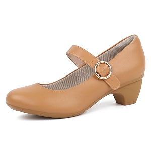 Women Mary Janes Pumps Chunky Shoes Dress