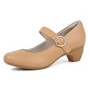 Women Mary Janes Pumps Chunky Shoes Dress