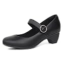 Women Mary Janes Pumps Chunky Shoes Dress