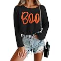 Women Merry Christmas Sweater Long Sleeve Xmas Knitted Top Funny Holiday Graphic Pullover Tops 2024 Trendy