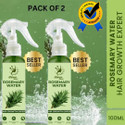 women natural Rosemary Water Hair Spray for