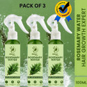 women natural Rosemary Water Hair Spray for