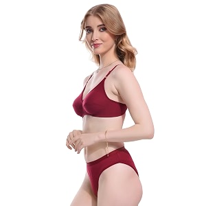 Women Non paddad Reguler Bra Panty Lingerie