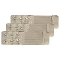 Women Pack of 3 Soft Comfortable 2 Hooks Bra Extender