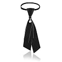 Women Pearl Bow Tie Bowtie for Uniform Party