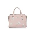 Women Pink Print Casual Handbag
