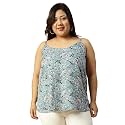 Women Plus Size Navy Blue Floral Print
