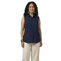 Women Plus Size Sleeveless Button Down Shirt